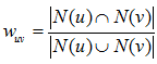 公式3-余弦相似度公式